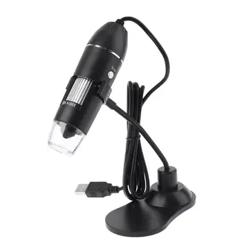 Skaitmeninį USB Mikroskopą 1000X didinamasis stiklas Pelninga Endoskopą Mikroskopas su Stovu