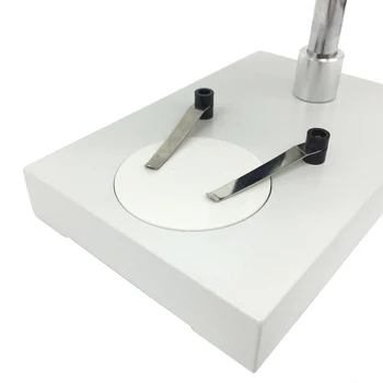 Skersmuo 95 mm Apvalus Plastikinis Darbo Etape Plokštė Juoda Balta Lenta Mikroskopu Reikmenys Stereo Mikroskopas