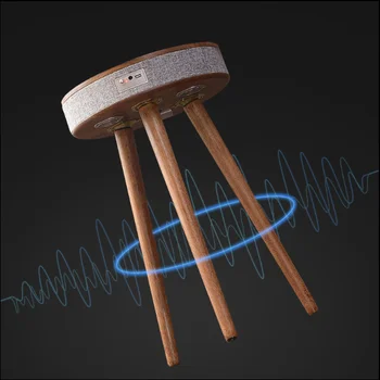 Smart Bluetooth kavos staliukas garso mobiliojo belaidžio įkrovimo pusėje stalo WiFi smart audio staliukas kūrybos mažas apskritas stalas