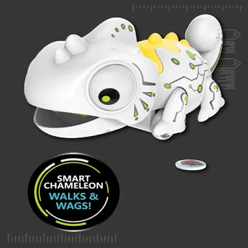 Smart chameleonas Robotų Gyvūnai Gali Valgyti Ką Veikti Mielas Intelektualūs Žaislai, Elektroniniai Augintiniai Vaikams, Vaikų Rc Robotas