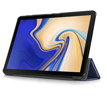 Smart Cover for Samsung Galaxy Tab S4 10.5 colio T830 T35 Plonas Šviesos Apsaugine danga Stendas Atveju Tab S4 T837 Tablet