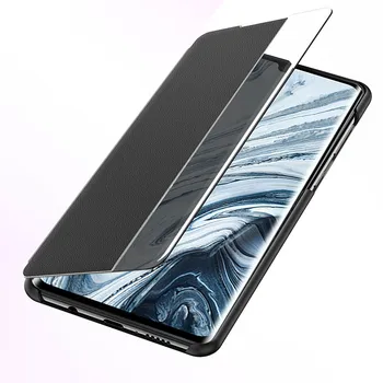 Smart Flip Case For Mi Xiaomi 10 Pastaba A3 Lite CC9E 9T Pro atramą Odos Atveju Redmi Pastaba 9S 8 8T 7 5 Pro 7A 8A K20 Pro