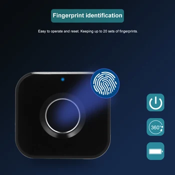 Smart pirštų Atspaudų durų užraktas Keyless Elektroninis Užraktas Biometrinių pirštų Atspaudų sandėliukas lauke Kabineto Užrakinti Kabineto Užrakinti Mini Nešiojamieji
