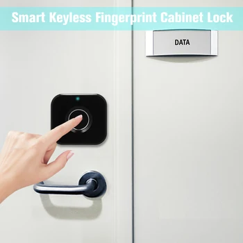 Smart pirštų Atspaudų durų užraktas Keyless Elektroninis Užraktas Biometrinių pirštų Atspaudų sandėliukas lauke Kabineto Užrakinti Kabineto Užrakinti Mini Nešiojamieji