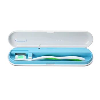 Smart portable led UV kvarco dantų šepetėlį sterilizer atveju ultravioletinių dantų šepetėliu, dezinfekcijos turėtojas