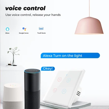 Smart Touch Jungiklis šviesų Jungiklis App 