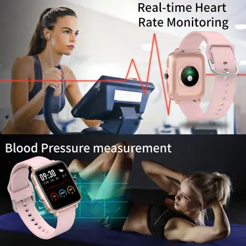 Smart Watch Vyrai Moterys IP68 Vandeniui gandlEy F2 2020 Termometras, Širdies ritmą Sporto Smartwatch Kraujo Spaudimą 