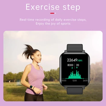 Smart Watch Vyrai Visiškai Jutiklinis Ekranas Sport Tracker Moterų Pedometer Laikrodžiai Širdies Ritmo Skambučių Priminimas SmartWatch Palaiko Telefono Skemi