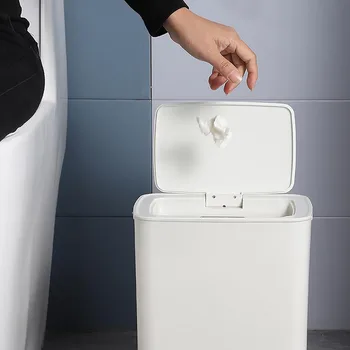 Smart Šiukšliadėžės Pažangios Automatinio Jutiklio Šiukšlių Dėžę Gyvenamasis Kambarys su Virtuvės Atliekų Konteineris su Dangteliu