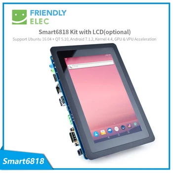 SMART6818SDK S5P6818 4.3' 7' 10.1'LVDS LCD 4G 800*480 800*1280 capacitive ekranas FriendlyELEC