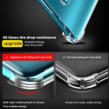 SmartDevil mobilųjį telefoną atveju KOLEGA Reno 5 apsaugine danga pro Reno 4 se skaidraus silikono anti-rudenį soft shell
