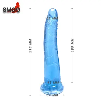 Smoo Suaugusiųjų Sekso Žaislas, Skirtas Moteriai, Minkštųjų Vaisių Dildo Realybės Dildo Didelis Varpos Gyvis Taurės Dick Vibratorių Moterims