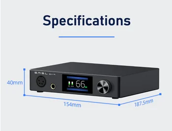 SMSL SH-9 Ausinių Stiprintuvas AMP THX AAA Audio DAC RCA/XLR Įėjimo 6.35 MM Darbastalio Dekoderis SH9 USB Subalansuota Produkcija