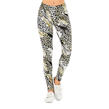 Smėlio Leopard Seksualus Aukšto Juosmens Legging Anti Celiulito Slim Elastingumą Push Up Fitneso Salė Antblauzdžiai Moterims, Kelnės Sukrauti Antblauzdžiai