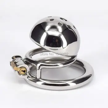 SODANDY Metalo Skaistybės Įtaisai Mažas Nerūdijančio Plieno Nelaisvėje Gaidys Narve Vyrų Varpos Fiksavimo Žiedas Fetišas Produkto Sekso Žaislas, Skirtas Žmogus
