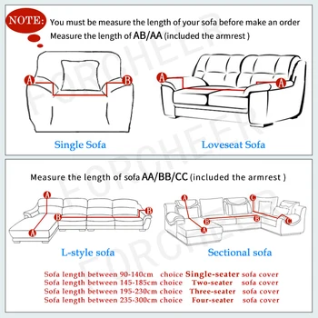 Sofa cover ruožas sėdynės sofos apima loveseat fotelis funiture užvalkalai, sofos rankšluostį 1/2/3/4 Kopėtėlės 24 spalvų pasirinkimas