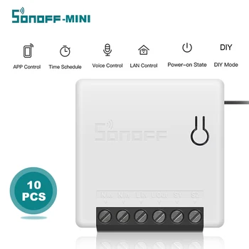 SONOFF Professional Smart MINI - Dvi Būdas, Protingas Jungiklis Mini ir Kompaktinės 1-10VNT