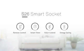 Sonoff S26 IFTTT WIFI Smart Lizdas Bevielis Prijunkite Nuotolinio ES/JAV/AU/UK Smart Home Pereiti Dirbti Su Alexa, Google 
