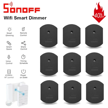 Sonoff Smart D1 stiprumą Wifi, Įjunkite Modulio 433Mhz RF Nuotolinio Valdymo Balsu Šviesos reguliavimas per eWeLink APP 
