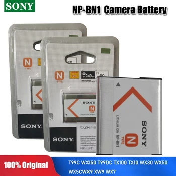 Sony Originalus 3,6 v NP-BN1 NP BN1 630mah Ličio Įkraunama Baterija TX9 T99 WX5 TX7 TX5 W390 W380 W350 W320 W310 Kamera Ląstelių