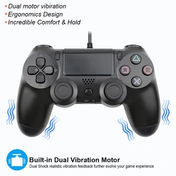Sony PS4 Valdytojas Bluetooth Vibracijos Gamepad Playstation 4 Detroit Belaidžio Kreiptuku PS4 Žaidimų Konsolę