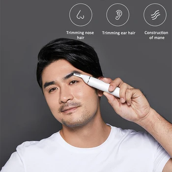 SOOCAS mini Electric Nosies Plaukų Žoliapjovės N1 Nešiojamų Clipper Įkrovimo Antakių, Ausų Plaukų Skustuvas Vyrams Saugus Švaresnis Skustuvas