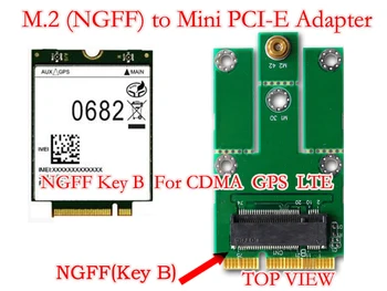 SP M. 2 NGFF B Klavišą, kad Mini PCI-E Konverteris Adapteris Kortelę į SIM Kortelės Lizdą, palaiko 3G 4G LTE Tinklo PC M. 2 2230 2242