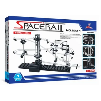 SpaceRail (#233-1) Beginner 1 Lygio SpaceWarp Rinkinys Marmuro Paleisti Žaislai Studento Blokai Fizikos Mokymo Sandariklio
