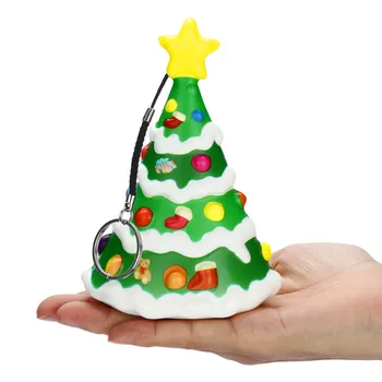 Squishies Kawaii Kalėdų Medžio, Lėtai Kylantis Kremas Kvapus Įtempių Žaislai, Kalėdų Eglutės Įtempių Žaislai