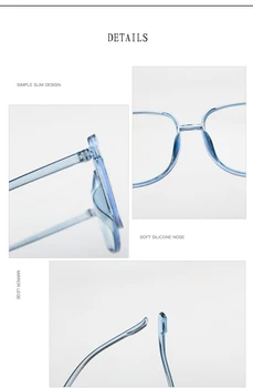 Stabdžių mėlyna šviesa akinių rėmeliai, skirti moterims, vyrams Aikštėje Skaidrus Kompiuterio Akiniai Blokuoja Akiniai, Optiniai Akinių, Akinių