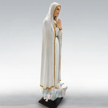 Statulos Mergelės Marijos Šventoji Dievo Motina Dervos amatų papuošalai namų puošybai miegamojo kambarį dervos meno kūrinio dėžutę
