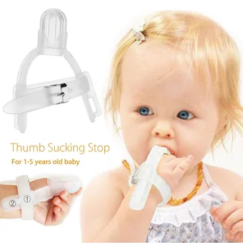 Stop Thumbsucking Teether Kūdikių Teethers Nykščio Pirštinės Išvengti Kūdikio Pirštą Bite Prevencijos Vaikui Duoti Iki Čiulpti Pirštus