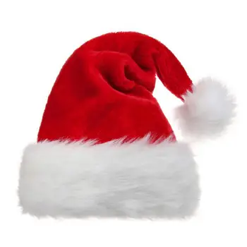 Storas Pliušinis Kalėdų Skrybėlės, Kepurės Vaikams Šeimos Namuose Kalėdų Dovana Dekoro Santa Claus Kalėdos Medvilnės Dangtelis