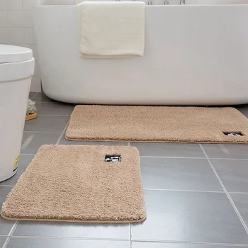 Storas poliesterio pluošto didelis vandens absorbcijos vonios durų kilimėliai, neslidžia miegamasis kilimėliai, vonios kilimai, virtuvė kilimėliai