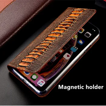 Stručių originali odinis telefono dėklas atramą dėklas skirtas Asus ZenFone Max Pro M2 ZB631KL/ZenFone Max Pro M1 ZB602KL telefono krepšys