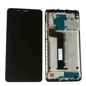 Su/Be Rėmo Xiaomi Redmi 5 Pastaba Pro LCD Ekranas +Touch Ekranas Asamblėjos skaitmeninis keitiklis Balta Spalva su Kit