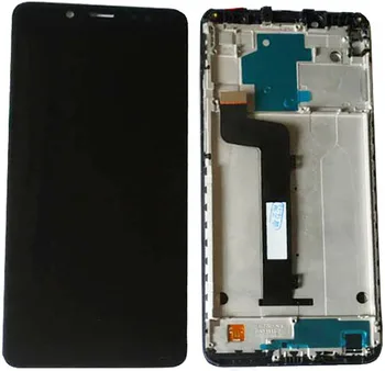 Su/Be Rėmo Xiaomi Redmi 5 Pastaba Pro LCD Ekranas +Touch Ekranas Asamblėjos skaitmeninis keitiklis Balta Spalva su Kit
