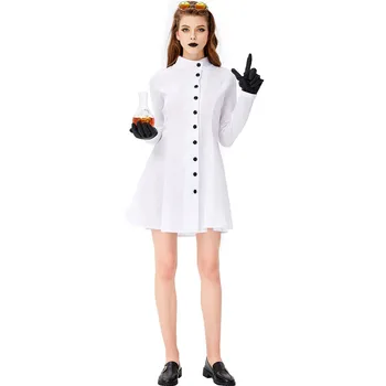Suaugusiųjų Balta Lab Paltai Moterims žmogus Gydytojai Mokslininkas Slaugytoja Vienodas Dress Kostiumai, Medicininiai Drabužiai, Helovyno cosplay kostiumas
