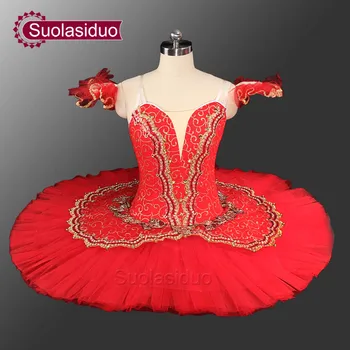 Suaugusiųjų Juoda Raudona Profesinės Tutu Raudona Baleto Tutus Veiklos Black Swan Kostiumai Mergaičių Baleto Mdc SD0014