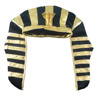 Suaugusiųjų, vaikų, vyrų Senovinių Egipto Egipto Karalius Faraonas Skrybėlę Vinjetė Fancy Dress Kostiumai, Atraminiai