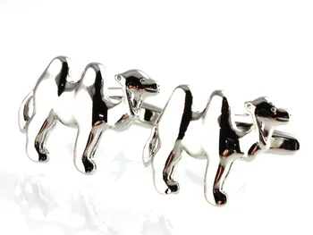 Sunnylink vyriškos Rankogalių segtukai du-humped kupranugaris sidabro rankogalių segtukai, skirti marškinėliai M3373 23 mm