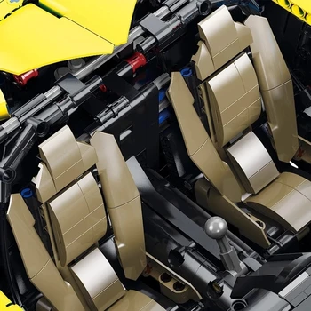 Super 18K Yellow Lamborghinis 100 Metų Centenario 1:8 Hypercar Super Lenktynių Automobilių įrangos pardavimas, biuro įrangos SS 39933 Modelio Blokai Žaislą Dovanų