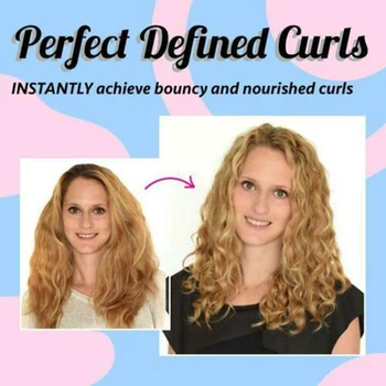 Super Curl Apibrėžti Curl Booster Stiliaus Esmė Plaukų Stiprintuvas Plaukų Kondicionierius EIG88