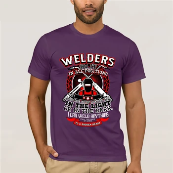 Suvirintojų Vintage Marškinėliai trumpomis Rankovėmis Užsakymą vyriški T-shirt 2020 Naujas Crazy Medvilnės Plius Dydis Juokingas T Shirts