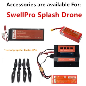 SwellPro SplashDrone 3+ Originalus Baterijos Kroviklį ir kt. Atsarginės dalys SwellPro Splash Drone 3+ profesionalia Žvejyba Kamera Drone