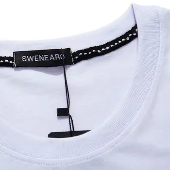 SWENEARO Vyrų Tees ilgomis Rankovėmis Vyrų T-Shirt 5XL Marškinėliai Rudens Drabužiai, Norinčių Medis Spausdinti Laisvalaikio Mados Prekės ženklo Dizaineris Atsitiktinis