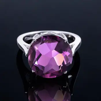 Szjinao Violetinis Ametistas Žiedas, Sidabras 925 Žiedai Moterims, Platinos Dizaineris Papuošalai Apvalios Perlas Bohemijos Šalies Kostiumų Priedai