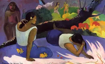 Sėdima Taičio Moterys 1894 Paul Gauguin aliejaus Tapybos Drobės Aukštos kokybės rankų dažytos Meno Reprodukcijai Namų Dekoro.