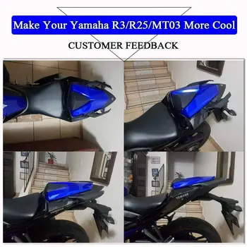 Sėdynės Gaubtas, Skirtas Yamaha MT03 YZF R3 R25 Galinės Keleivių Sėdynės Padengti MT 03 YZFR25 YZFR3 Dalys, 2013 m. m. m. 2016 m. 2017 m. 2018 m. 2019 m. 2020 m.