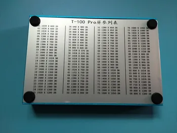 T-100 Pro Aliuminio Korpuso Nešiojamas TELEVIZORIUS LCD/LED Panel Testeris 7-84